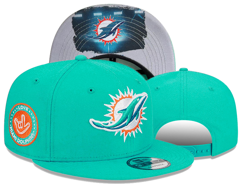 Miami Dolphins 2025 Stitched Snapback Hats 012 Miami Dolphins 2025 Stitched Snapback Hats 012